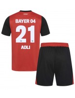 Bayer Leverkusen Amine Adli #21 Domácí dres pro děti 2024-25 Krátký Rukáv (+ trenýrky)